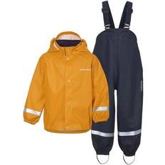 Fonction Isolante Vêtements de pluie Didriksons Slaskeman Kids Set - Happy Orange Unisex