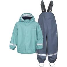 Funzione Isolante Impermeabili Didriksons Slaskeman Kid's Set - Turquoise Aqua (504122-516)