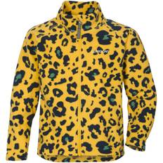 Monte fleece didriksons Barnkläder Didriksons Monte Fleece Jacket - Camo Yellow