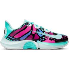 NIKE Textile Racket Sport Shoes NIKE Court Air Zoom GP Turbo Naomi Osaka W - Dynamic Turquoise/Black/Laser Fuchsia/Teal Tint