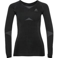 Fundamentals Perfor Long Sleeve T-shirt Women -  Black/Graphite Grey