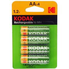 Kodak Piles rechargeables Ni-MH AA LR06 2100 mAh pack de 4