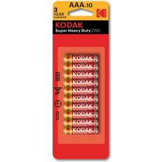 Kodak Batterier Batterier & Opladere Kodak AAA Super Heavy Duty Zinc 10-pack