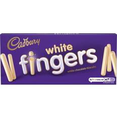 Food & Drinks Cadbury White Chocolate Fingers Biscuits 114g