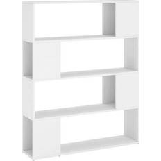 Gris Étagères à livres vidaXL Sleek and Classic Étagère à livres 124cm