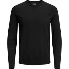 Jack & Jones Plain Knitted Pullover - Black