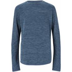 Endurance Avan Waffle Long Sleeve Running T-shirt Men - Slate Blue