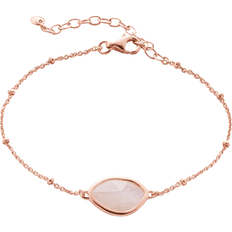 Quartz Bracelets Monica Vinader Petal Bracelet - Rose Gold/Quartz