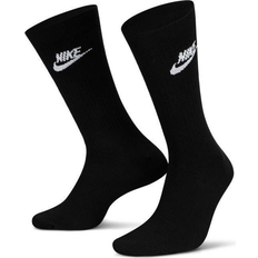 Men Underwear Nike Everyday Essential Crew Socks 3-pack Unisex - Black/White