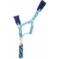 Hy Equestrian Belton Fleece Head Collar & Lead Rope Set