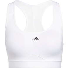 Adidas Powerreact Training Medium-Support Bra - White