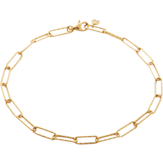 Monica Vinader Gold Alta Textured Chain Bracelet