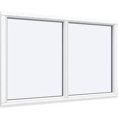 Vinduer på tilbud Sparvinduer PF0202 Træ Fast vindue Vindue med 2-lags glas 100x60cm