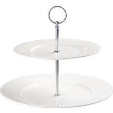 Silver Cake Stands Churchill Alchemy 2 Tier Cake Stand 28cm 2pcs