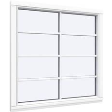 Sparvinduer PF0108 Træ Fast vindue Vindue med 2-lags glas 90x120cm