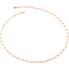 Monica Vinader Alta Textured Chain Necklace - Gold