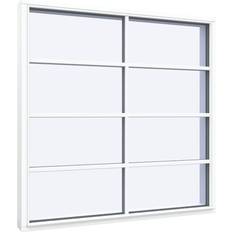 Sparvinduer FK0108 Træ Fast vindue Vindue med 2-lags glas 90x120cm