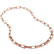 Monica Vinader Rose Gold Necklaces Monica Vinader Alta Capture Charm Necklace - Rose Gold