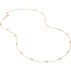 Monica Vinader 18k Necklaces Monica Vinader Triple Beaded Chain Necklace - Gold