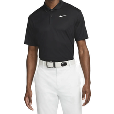 Golf - Schwarz Oberteile NIKE Dri-FIT Victory Golf Polo Shirt Men - Black/White