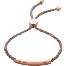 Linear Friendship Bracelet - Rose Gold/Rose Gold Metallica