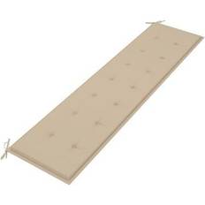vidaXL - Stolsdyna Beige (200x50cm)