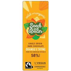 Seed and Bean Sweet Orange & Thyme Dark Mini Bar 25g