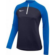 Blå - Dame - Fitness Sweatere Nike Academy Pro Drill Top Women - Blue/White