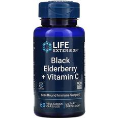 Life Extension Black Elderberry + Vitamin C 60 pcs