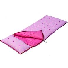 SunnCamp Deluxe Junior Pink Dotty Sleeping Bag