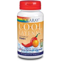 Jengibre Vitaminas y Minerales Solaray Cool Cayenne 600mg 60 pcs