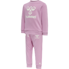 18-24M Tracksuits Hummel Arine Crewsuit - Mauve Mist (214230-3911)