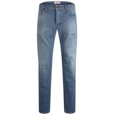 Jack & Jones Tim Original JJ 273 Lid Jeans with Slim/Straight Fit - Blue/Blue Denim