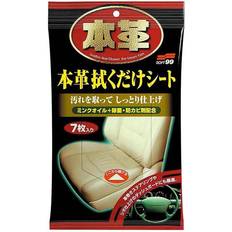 Soft99 Autoverzorging en voertuigaccessoires Soft99 Leather Seat Cleaning Wipe 7Pcs