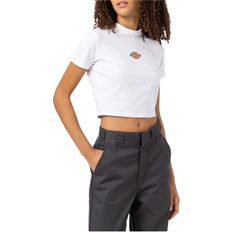 Dickies Maple Valley Cropped T-Shirt - White