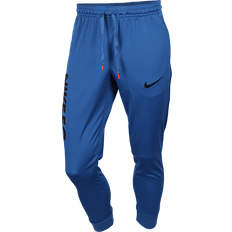 Nike dri fit pants blue Nike F.C. Dri-FIT Knit Football Pants Men - Dark Marina Blue/Black/Black