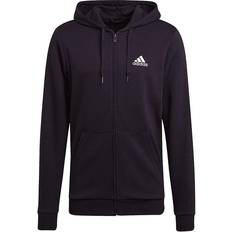 Coton Vestes Adidas Essentials French Terry Big Logo Track Jacket Men - Black/White