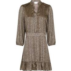 Neo Noir Hailey Leo Dress - Brown