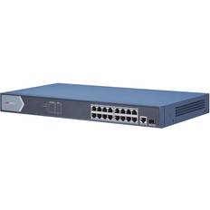 Hikvision DS-3E0518P-E Non Gestito Gigabit Ethernet 10-100-1000 Blue