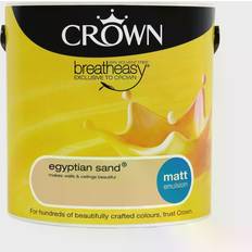 Crown Beige - Wall Paints Crown Breatheasy Ceiling Paint, Wall Paint Egyptian Sand 2.5L