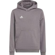 Adidas Junior Entrada 22 Pullover Hoodie - Team Grey Four (H57515)