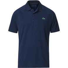 Lacoste T-skjorter & Singleter Lacoste Sport Breathable Run Resistant Interlock Polo Shirt - Navy Blue