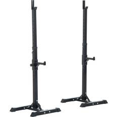 Homcom Adjustable Weights Barbell Squat Stand-Black