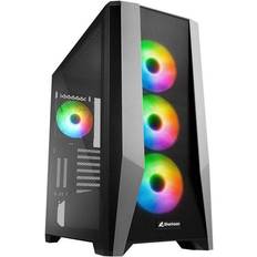 Sharkoon ATX - Full Tower (E-ATX) Kabinetter Sharkoon TG7M RGB - (Black)