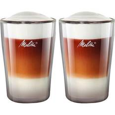 Micro-ondes Sécurisé Verres à latte Melitta Macchiato Verre à latte 30cl 2pcs