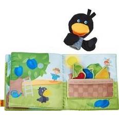 Aktivitätsbücher Haba Orchard Fabric Baby Book with Raven Finger Puppet 306081