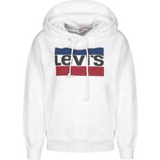 Levi's Womens Graphic Standard Hoodie White