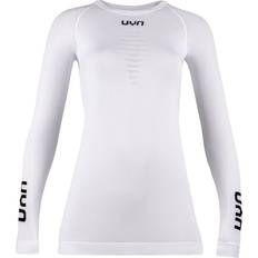 Skiing - White Base Layer Tops UYN Energyon UW Long Sleeve Shirt Women - White