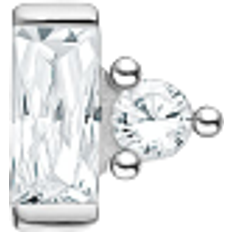 Thomas Sabo Charm Club Single Ear Stud - Silver/Transparent