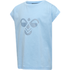 Glitter T-Shirts Hummel Diez T-shirt S/S - Airy Blue (213906-6475)